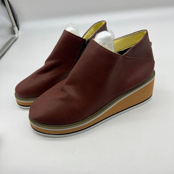 Ankle Boots Round Toe Casual Comfortable Lightweight Brown Size 8US /39CN - Picture 6 of 9